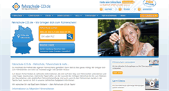 Desktop Screenshot of fahrschule-123.de