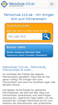 Mobile Screenshot of fahrschule-123.de